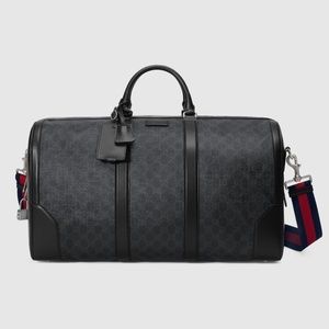 Gucci Supreme Large Black Carry On Duffle